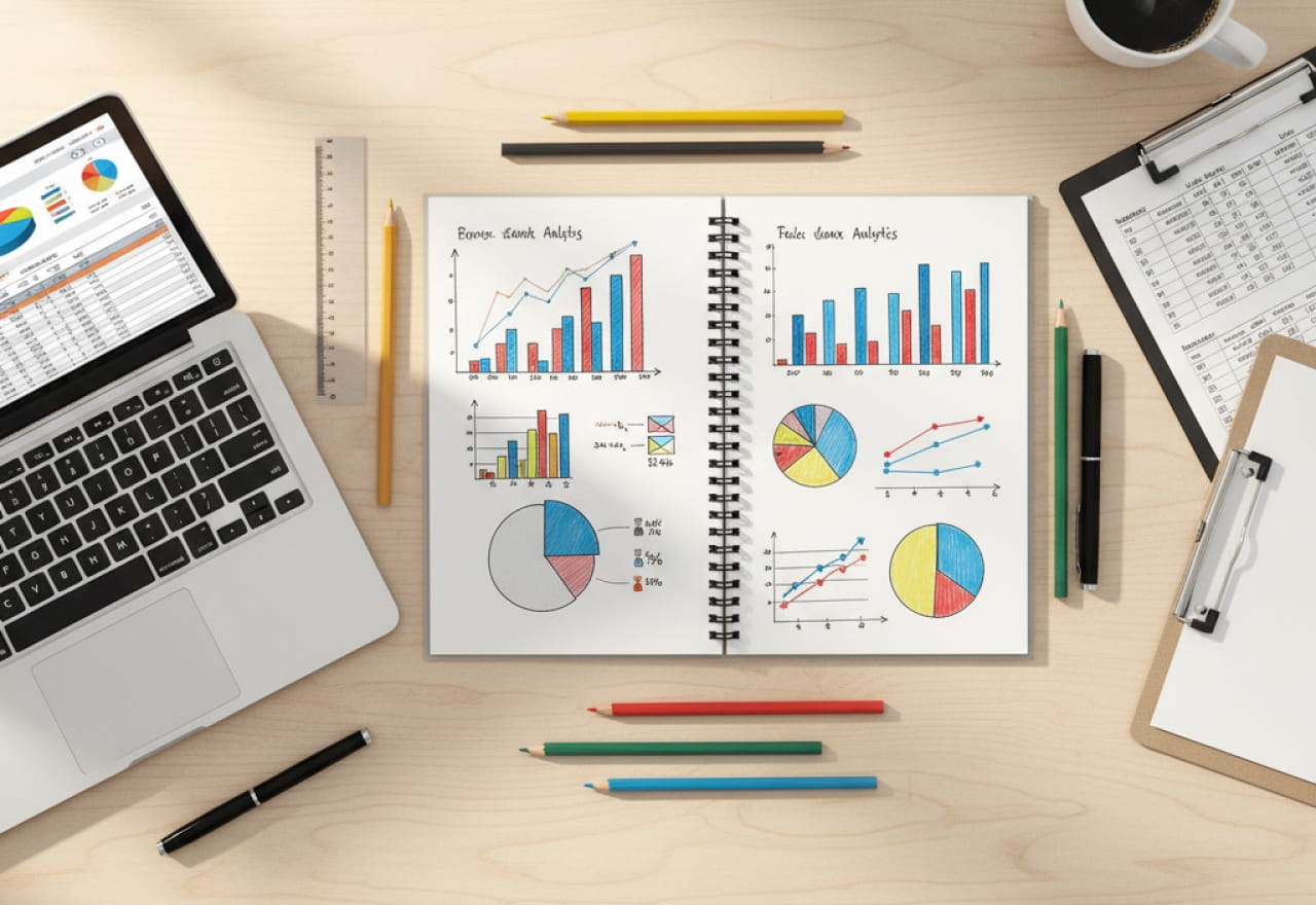 Business and strategy workspace